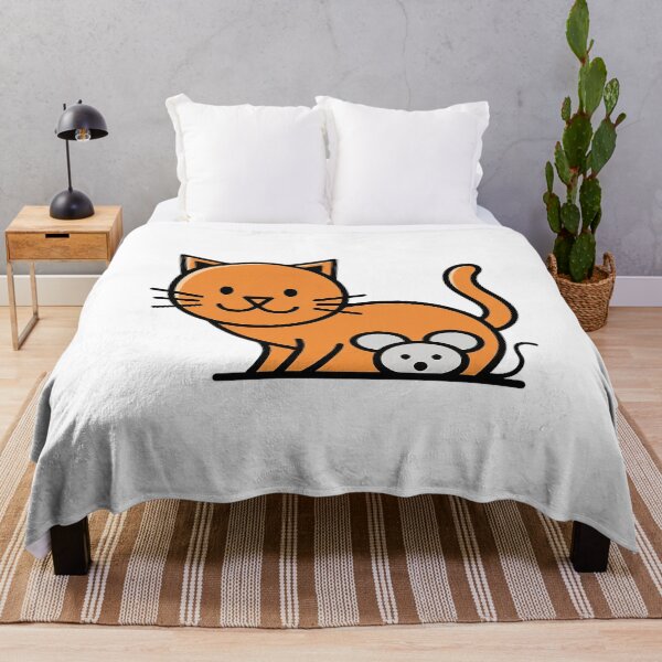 Item preview, Whimsical Cat and Mouse Art designed and sold by ChameloX.