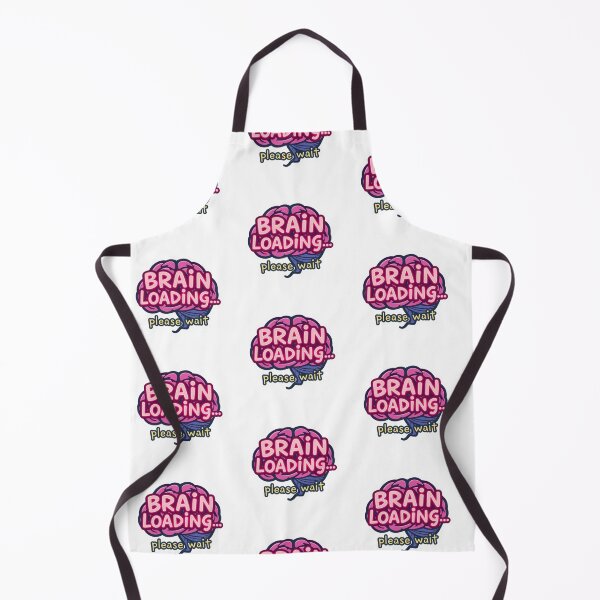 Item preview, Funny Sticker – “Brain Loading… Please Wait” – Futuristic Cartoon Humor designed and sold by PixelVibe782.