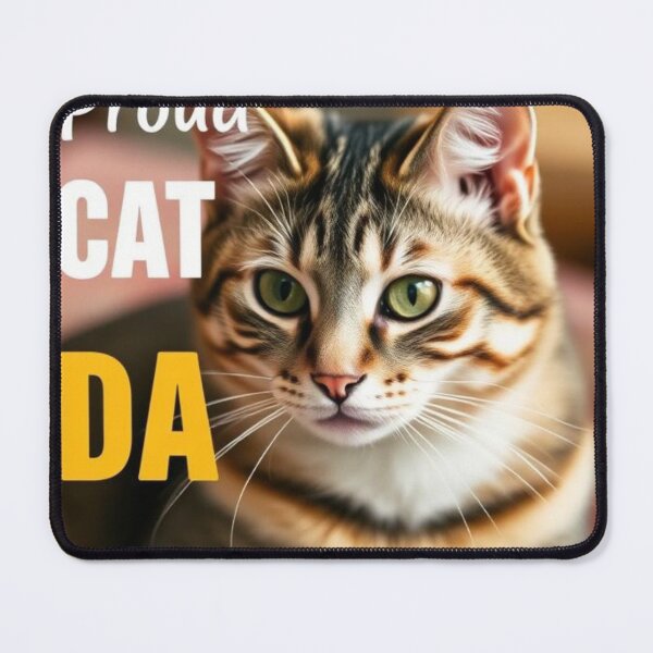 Item preview, Proud Cat Dad – Raising Purr-fection! designed and sold by SSMC DREAM DESIGN.