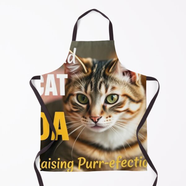Item preview, Proud Cat Dad – Raising Purr-fection! designed and sold by SSMC DREAM DESIGN.