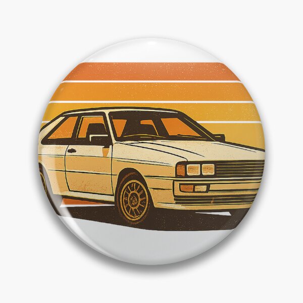 Item preview, Retro 80s Coupe quattro – Vintage Automotive Illustration for Car Enthusiasts designed and sold by fjurcev.