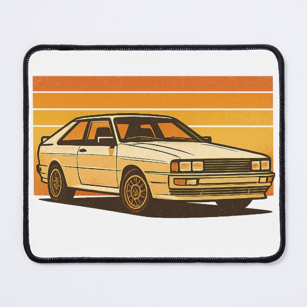 Item preview, Retro 80s Coupe quattro – Vintage Automotive Illustration for Car Enthusiasts designed and sold by fjurcev.
