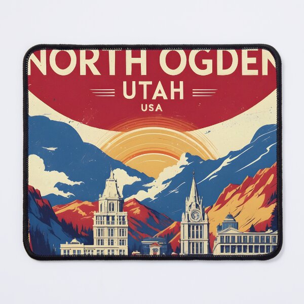 Item preview, North Ogden Utah 1950s USA Vintage Travel Tourism designed and sold by TravelersGems.