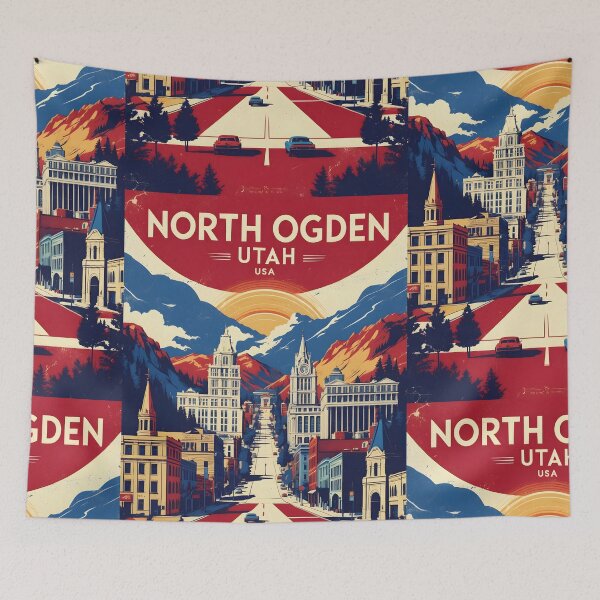 Item preview, North Ogden Utah 1950s USA Vintage Travel Tourism designed and sold by TravelersGems.