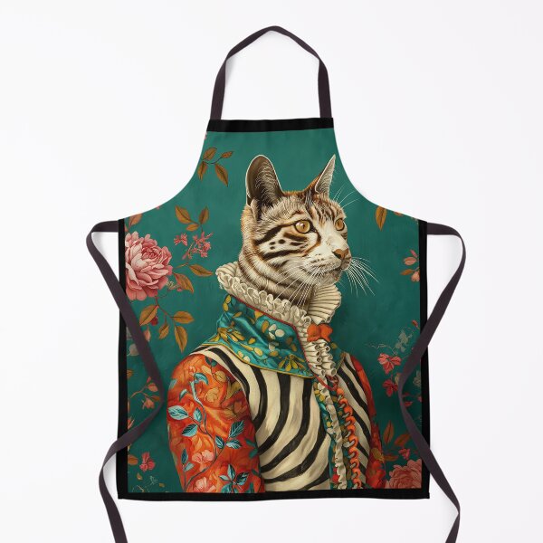 Artikelvorschau, Tigerkatze trägt Kleidung mit Zebramuster entworfen und verkauft von BroccolinPeach.