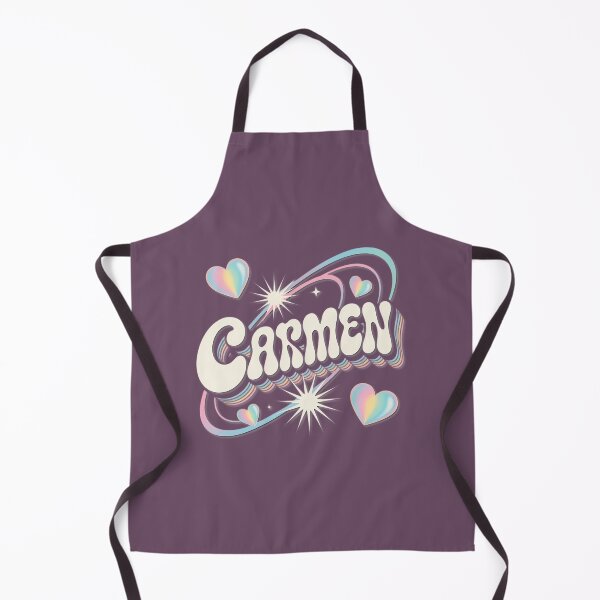Item preview, Retro Carmen Rainbow Name Design designed and sold by Amy Turner.