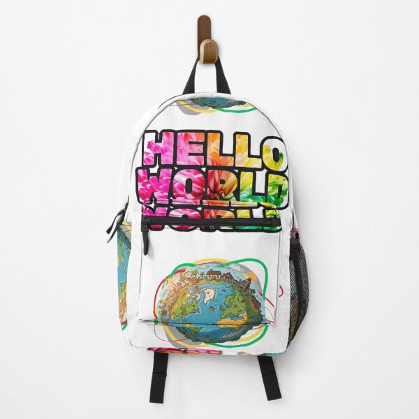 Item preview, Hello World Colorful Earth Cartoon Design designed and sold by Tik Logy.