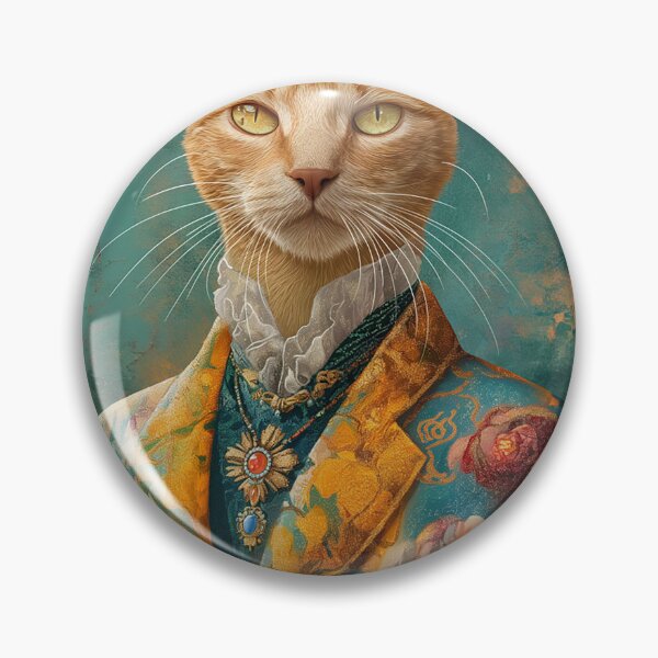 Item preview, Mr.Cat in floral suit  designed and sold by BroccolinPeach.