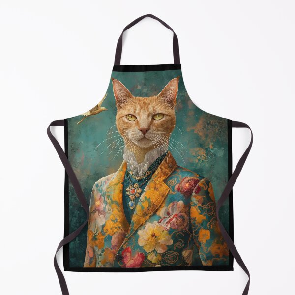 Item preview, Mr.Cat in floral suit  designed and sold by BroccolinPeach.