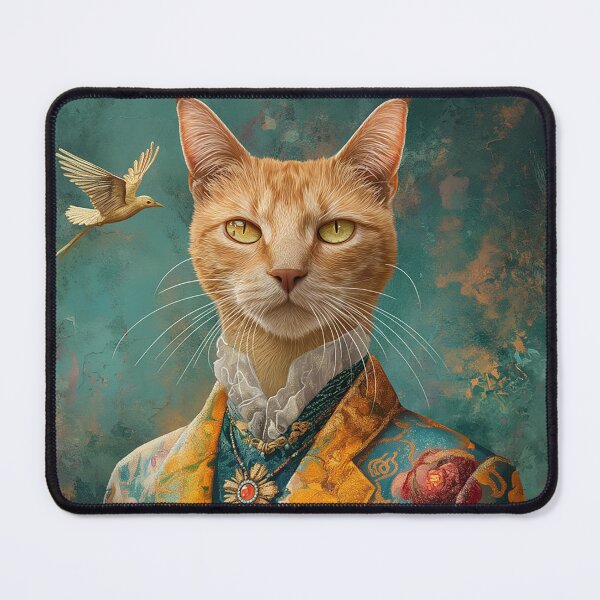 Item preview, Mr.Cat in floral suit designed and sold by BroccolinPeach.