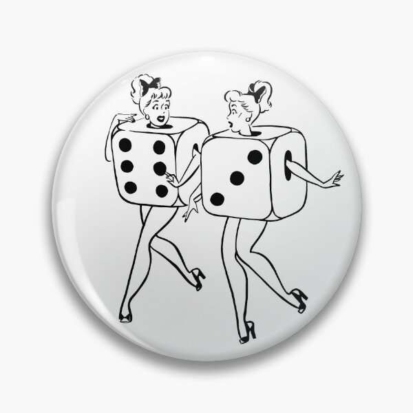 Item preview, The Dice Women | Retro Inspired  designed and sold by CheekyRetro.