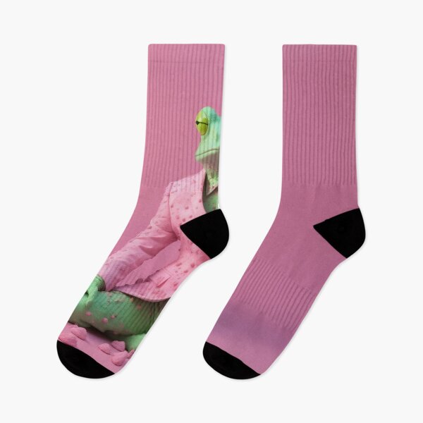 Item preview, Frog in a pink dotted jacket and tie. Dressed and sitting like a businessman designed and sold by anytka.