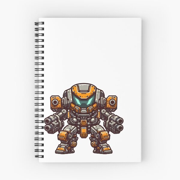 Item preview, Orange Mech Robot Character designed and sold by psychcyberpunk.