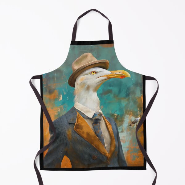Item preview, Seagull bird in suit designed and sold by BroccolinPeach.