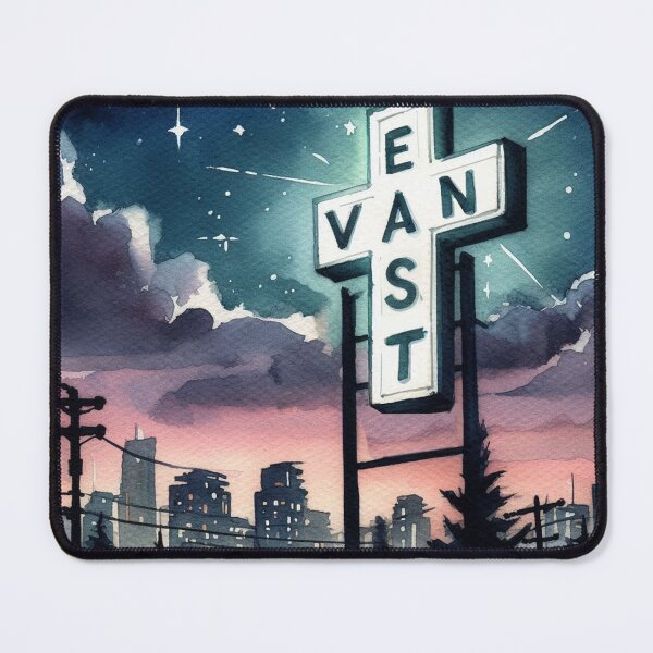 Item preview, East Van Cross - Travel Art designed and sold by erkinmaddison.