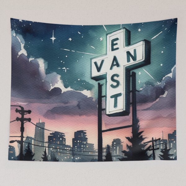 Item preview, East Van Cross - Travel Art designed and sold by erkinmaddison.