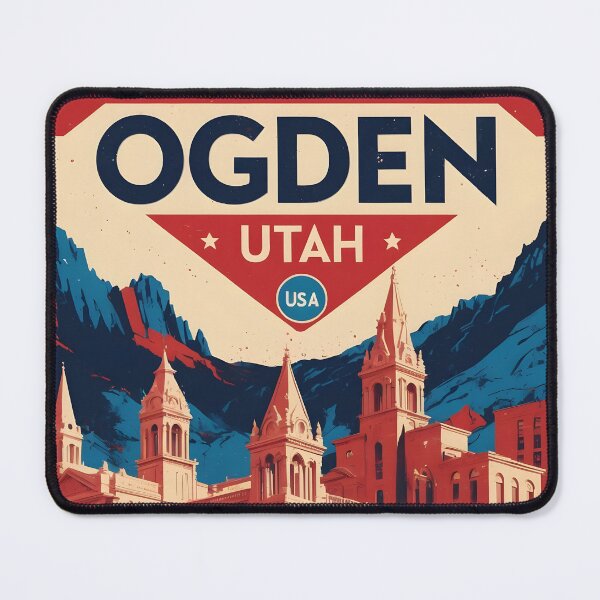 Item preview, Ogden Utah 1950s USA Vintage Travel Tourism designed and sold by TravelersGems.