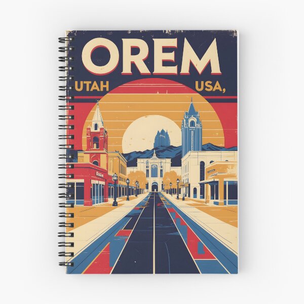 Item preview, Orem Utah 1950s USA Vintage Travel Tourism designed and sold by TravelersGems.