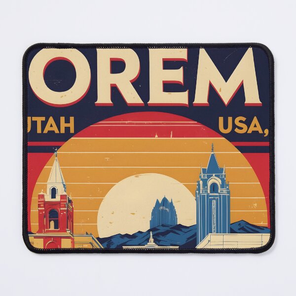 Item preview, Orem Utah 1950s USA Vintage Travel Tourism designed and sold by TravelersGems.
