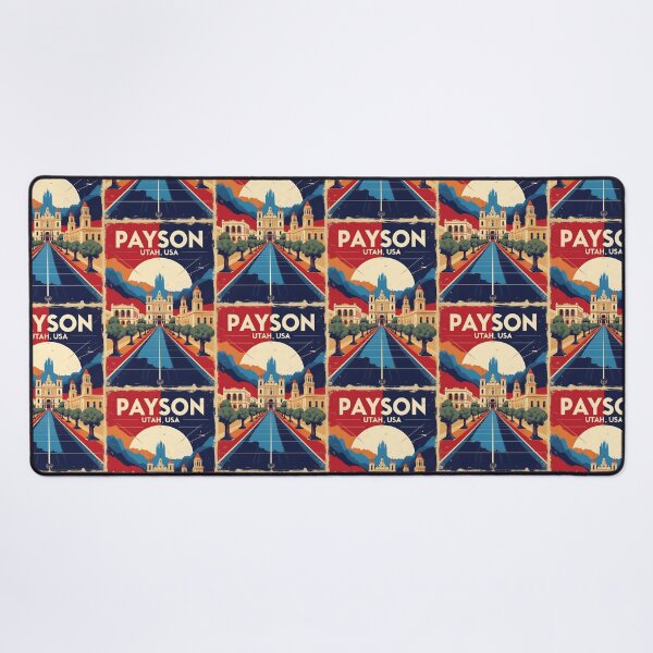 Item preview, Payson Utah 1950s USA Vintage Travel Tourism designed and sold by TravelersGems.