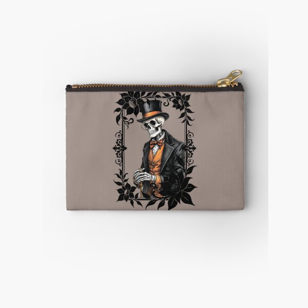 Item preview, An elegant skeleton among flowers. A picture of a skeleton in a hat. designed and sold by MagelliShop.