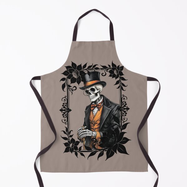 Item preview, An elegant skeleton among flowers. A picture of a skeleton in a hat. designed and sold by MagelliShop.