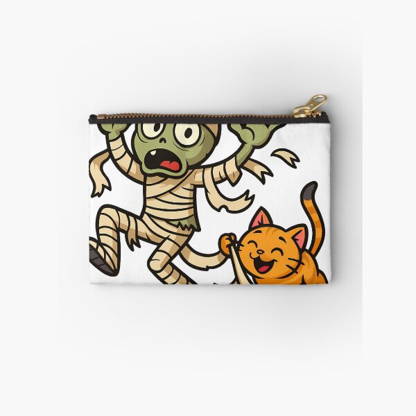 Item preview, Mummy running away from a cat designed and sold by Witan Ink.