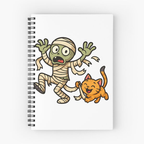 Item preview, Mummy running away from a cat designed and sold by Witan Ink.