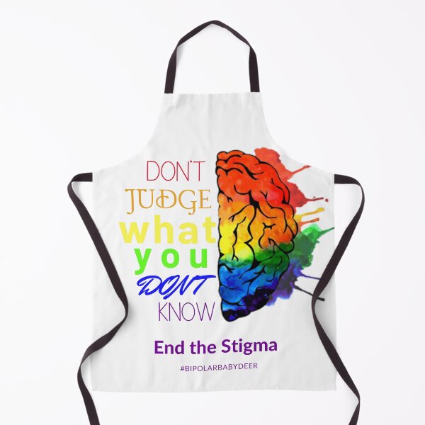 Item preview, Don't judge me - mental health awareness, PTSD, bipolar disorder, Autism, end the stigma, designed and sold by FawnElaine Designs.