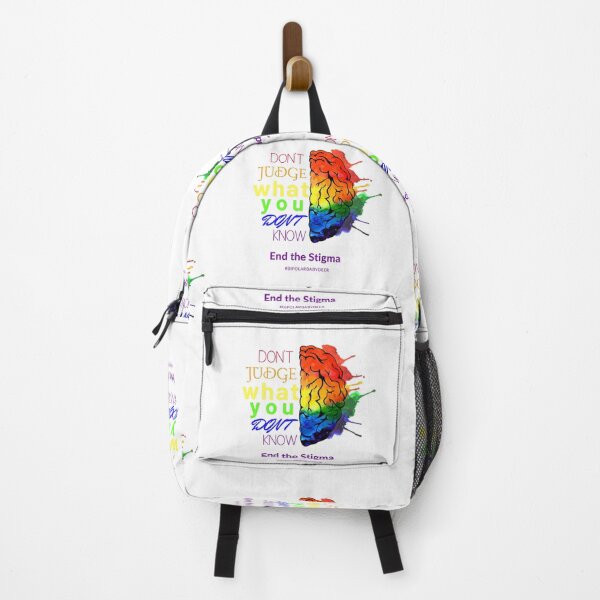 Item preview, Don't judge me - mental health awareness, PTSD, bipolar disorder, Autism, end the stigma, designed and sold by FawnElaine Designs.
