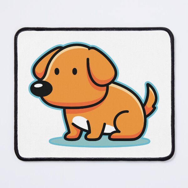 Item preview, Cartoon Style Staring Wondering Dog designed and sold by Brainstorming99.