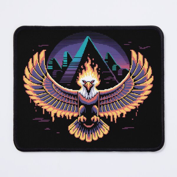 Item preview, Retro Pixel Egyptian Eagle designed and sold by lalasine.story.