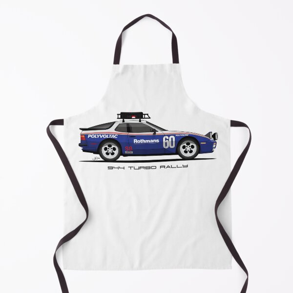 Item preview, Porsche 944 turbo retro Rally Race Car Illustration designed and sold by blackdogshop.