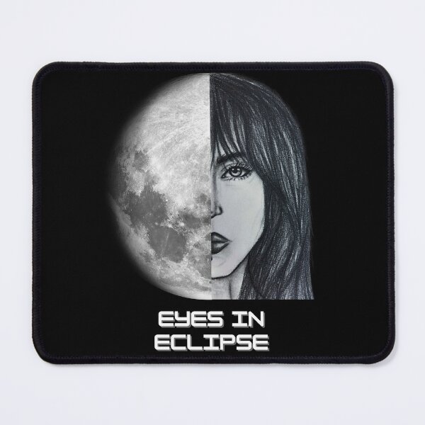 Item preview, Eyes in Eclipse – Half Face, Half Moon Surreal Design designed and sold by LumosRay.