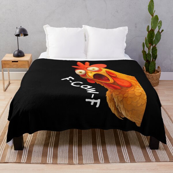 Item preview, F-Caw-F Funny Chicken FCAWF Humor Quote Rooster Meme designed and sold by ivotee.