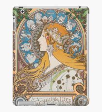 HD. Zodiac (Erste Version), von Alphonse Mucha (1896) HIGH DEFINITION iPad-Hülle & Klebefolie