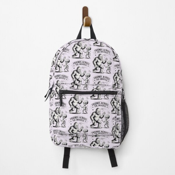 Item preview, Bigfoot Alien Friends Across the Universe designed and sold by BrianmiOver.
