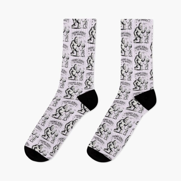 Item preview, Bigfoot  Alien Friends Across the Universe designed and sold by BrianmiOver.