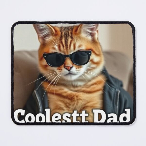 Item preview, Coolest cat dad on the block designed and sold by SSMC DREAM DESIGN.