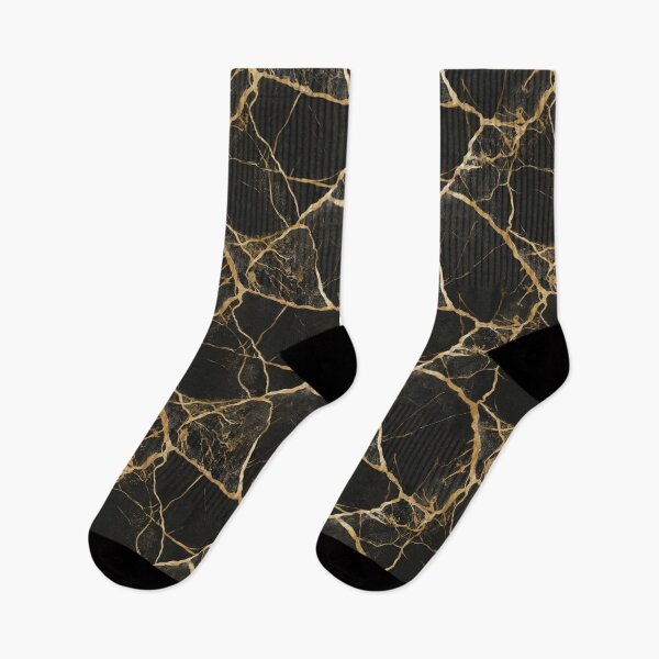 Item preview, Black Gold Marble Kintsugi Abstract Pattern designed and sold by NSB-Design.