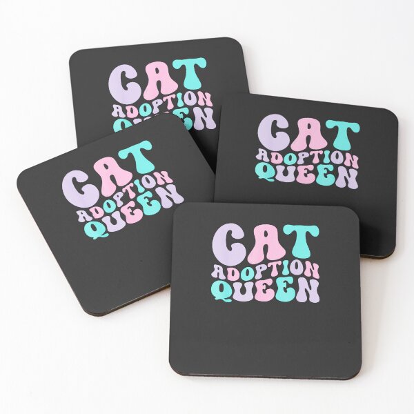 Item preview, Cat-Adoption-Queen-Womens-Cat-Rescue-Retro-Vintage-Groovy designed and sold by nadelqljoe.