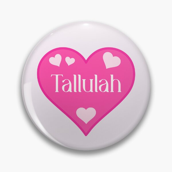 Item preview, Tallulah Name Pink Heart  designed and sold by Jeallan Designs.