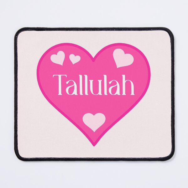 Item preview, Tallulah Name Pink Heart  designed and sold by Jeallan Designs.