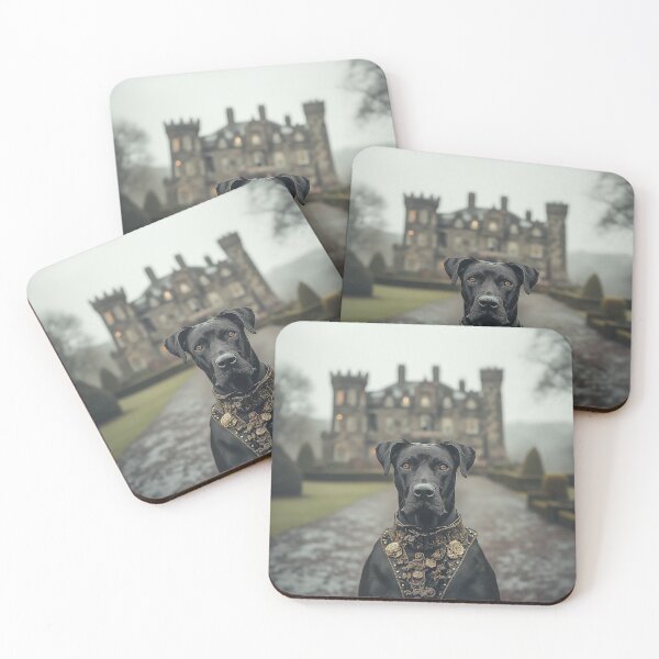 Item preview, Noble Hound of the Estate – Gothic Canine Aristocrat designed and sold by landletsy.