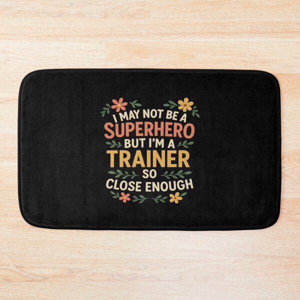 Artikelvorschau, Lustiges Trainer-T-Shirt – Ich bin vielleicht kein Superheld, aber ich bin ein Trainer, also nah genug dran entworfen und verkauft von sssweetness.
