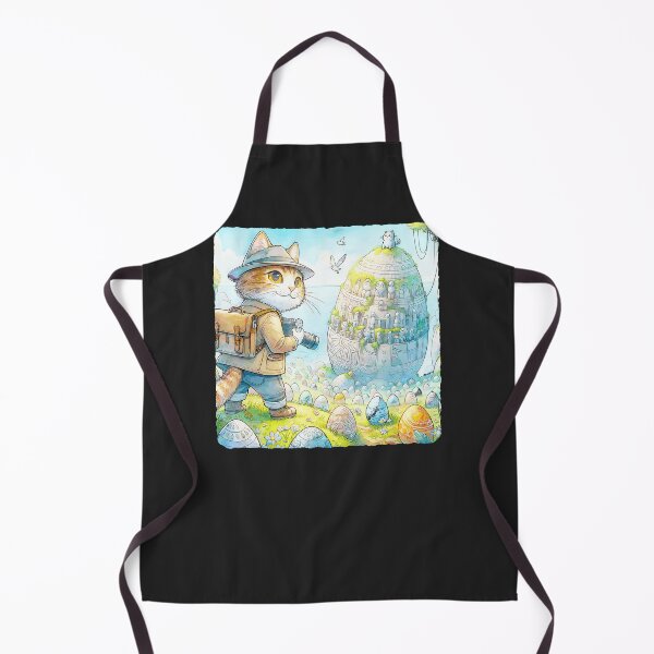 Item preview, Cat-Adventurer-Explores-Mysterious-Egg-Island.-Easter-Travel designed and sold by nadelqljoe.