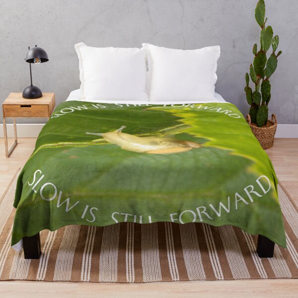 Item preview, Slow Is Still Forward Snail Motivation designed and sold by NineRudolph.