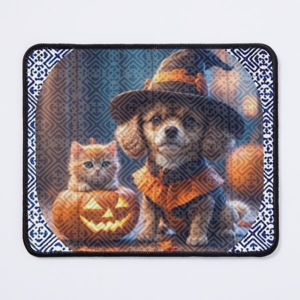 Item preview, Spooky Paws in Tribal Glow – Dog & Cat Halloween Magic designed and sold by PimTribe.