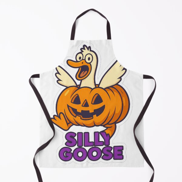Item preview, Silly Goose in a pumpkin designed and sold by Witan Ink.