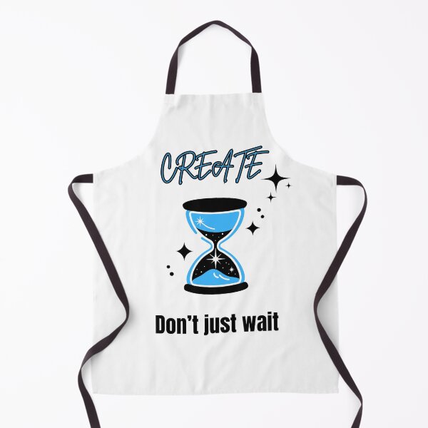 Item preview, Create, Don’t Just Wait – Motivational Quote designed and sold by LariLoDesigns.